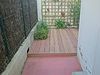 Terrasse bois et treillis pour plante grimpantes, Les Mathes